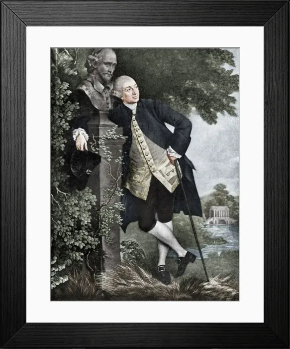 Framed Print : David Garrick (1717-1779), English actor, playwright, theatre manager and producer, 1905 Framed Print : David Garrick (1717-1779), English actor, playwright, theatre manager and producer, 1905