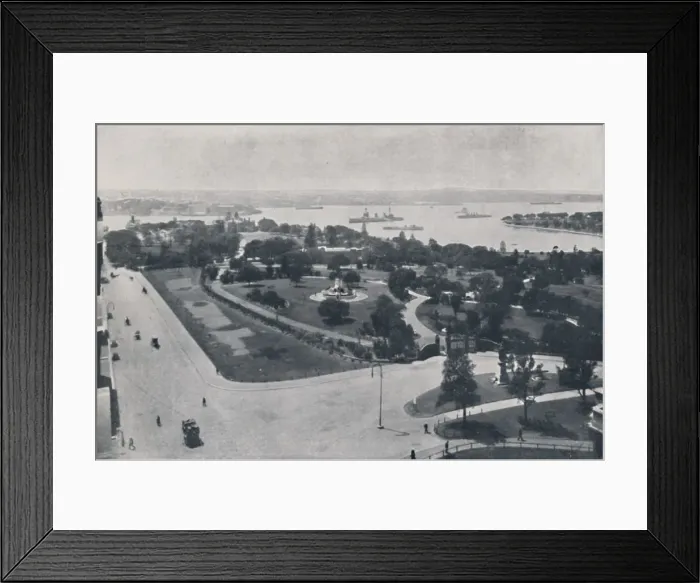 Framed Print : Sydney Harbour, New South Wales, 1924 Framed Print : Sydney Harbour, New South Wales, 1924