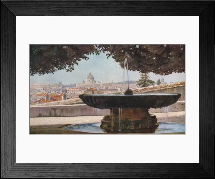 Framed Print : Rome, c1930s. Artist: Donald McLeish Framed Print : Rome, c1930s. Artist: Donald McLeish
