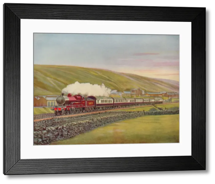 Framed Print : The West Coast Scotsman At Full Speed Near Tebay, L. M. S. R. 1926 Framed Print : The West Coast Scotsman At Full Speed Near Tebay, L. M. S. R. 1926