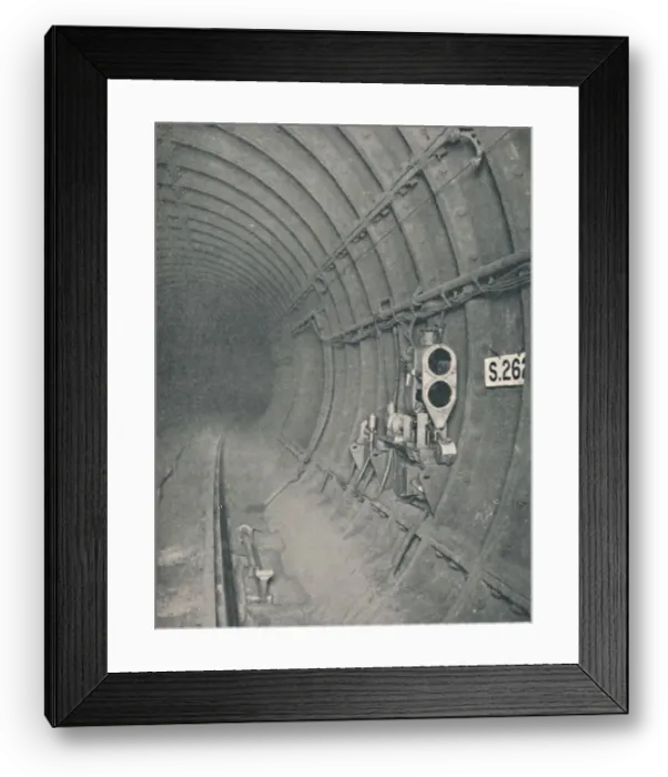 Framed Print : Tunnel Signal and Automatic Train-Stop. London Underground Railways, 1926 Framed Print : Tunnel Signal and Automatic Train-Stop. London Underground Railways, 1926
