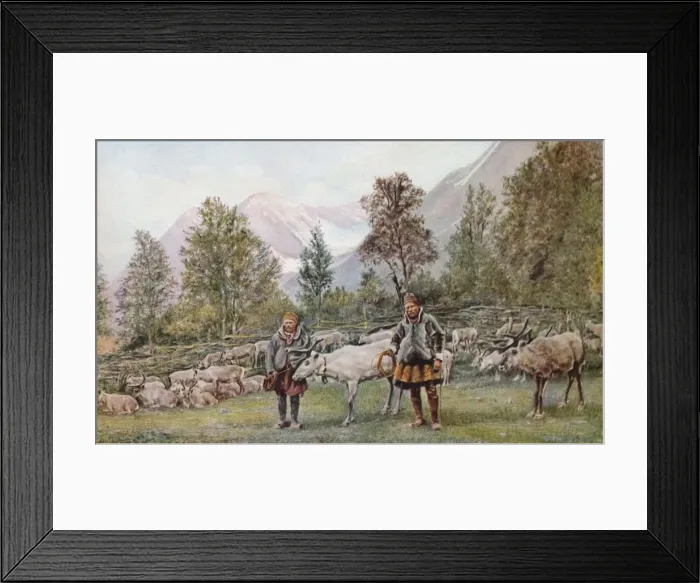 Framed Print : Norway, c1930s. Artist: SJ Beckett Framed Print : Norway, c1930s. Artist: SJ Beckett