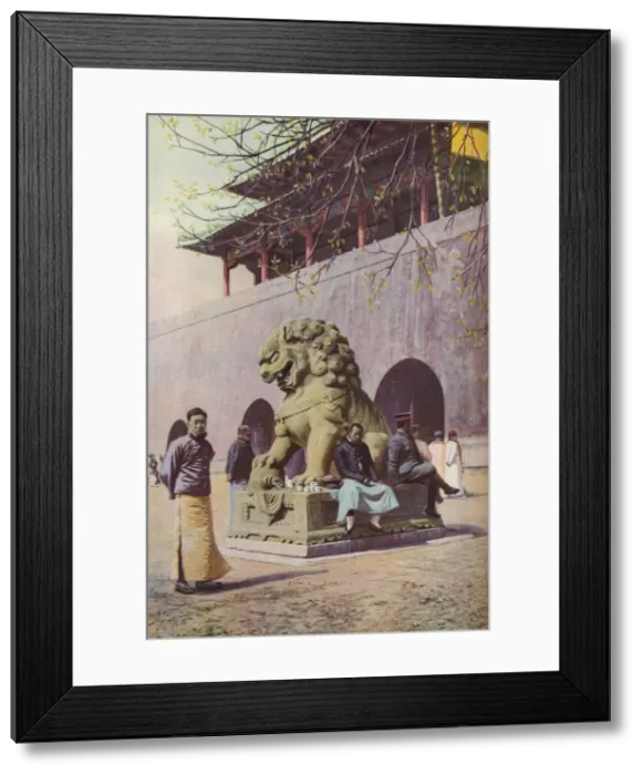 Framed Print : Peking, early 19th century, (c1930s). Artist: Richard Thomas Underwood