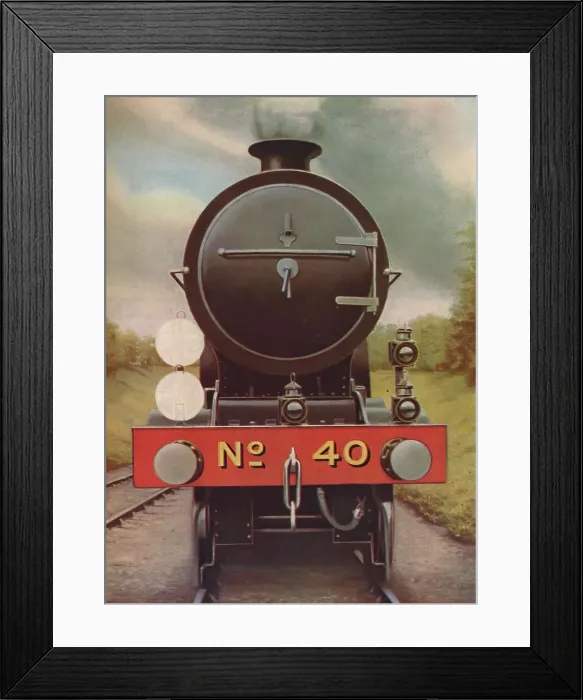 Framed Print : Engine Headlamps and Discs on the Southern Railway, 1926 Framed Print : Engine Headlamps and Discs on the Southern Railway, 1926