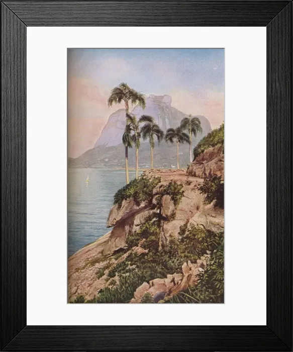 Framed Print : Rio de Janeiro, c1930s. Artist: WS Barclay Framed Print : Rio de Janeiro, c1930s. Artist: WS Barclay