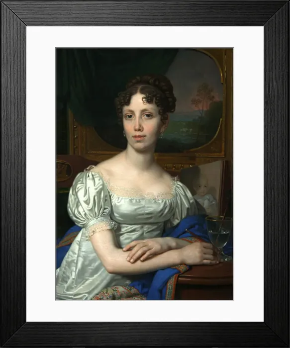 Framed Print : Portrait of Yekaterina Vladimirovna Rodzyanko, 1821. Artist: Borovikovsky, Vladimir Lukich (1757-1825) Framed Print : Portrait of Yekaterina Vladimirovna Rodzyanko, 1821. Artist: Borovikovsky, Vladimir Lukich (1757-1825)