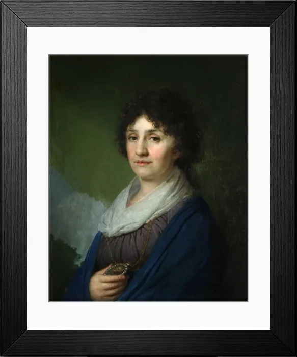 Framed Print : Portrait of Yekaterina Nikolayevna Davydova, 1795-1796. Artist: Borovikovsky, Vladimir Lukich (1757-1825) Framed Print : Portrait of Yekaterina Nikolayevna Davydova, 1795-1796. Artist: Borovikovsky, Vladimir Lukich (1757-1825)