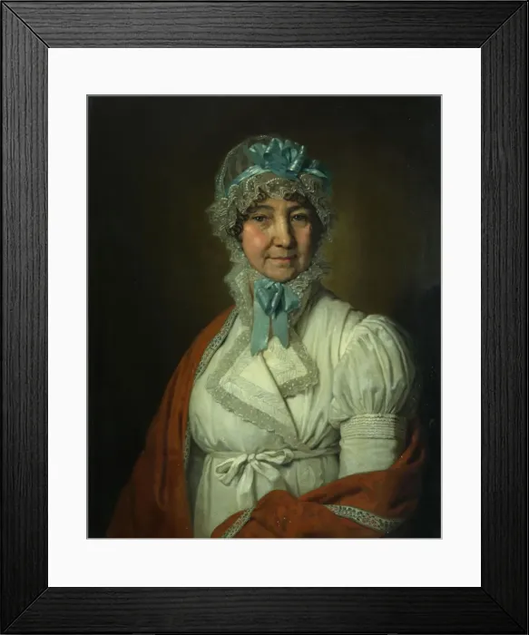 Framed Print : Portrait of Nadezhda Ivanovna Dubovitskaya, 1809. Artist: Borovikovsky, Vladimir Lukich (1757-1825) Framed Print : Portrait of Nadezhda Ivanovna Dubovitskaya, 1809. Artist: Borovikovsky, Vladimir Lukich (1757-1825)