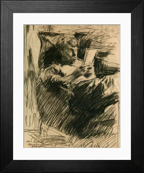 Framed Print : Portrait of the artist and author David Burliuk (1882-1967), 1906. Artist: Brodsky, Isaak Izrailevich (1884-1939) Framed Print : Portrait of the artist and author David Burliuk (1882-1967), 1906. Artist: Brodsky, Isaak Izrailevich (1884-1939)