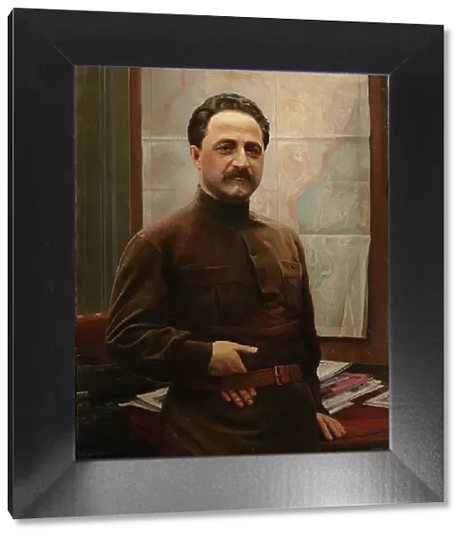 Portrait of Grigory (Sergo) Ordzhonikidze (1886?1937), 1929. Artist: Brodsky, Isaak Izrailevich (1884-1939)