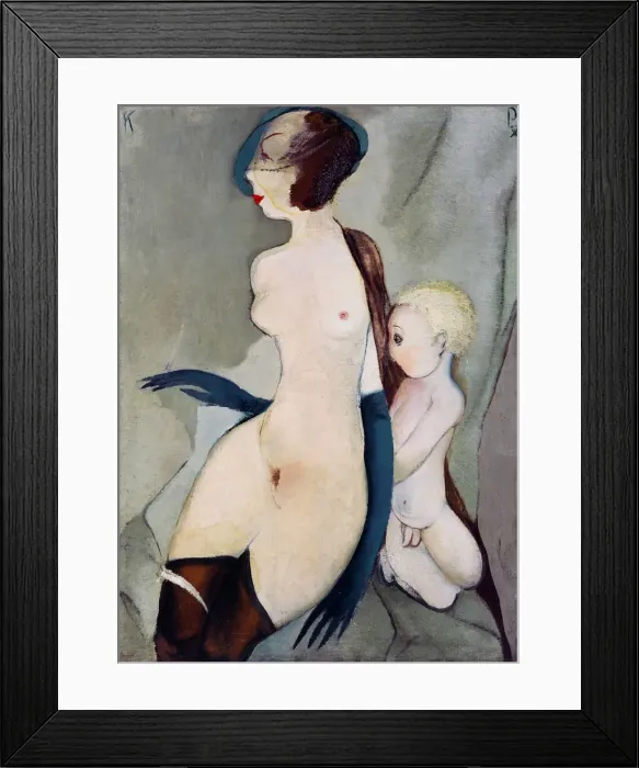 Framed Print : Madonna of Marijas Street, 1932. Artist: Padegs, Karlis (1911-1940) Framed Print : Madonna of Marijas Street, 1932. Artist: Padegs, Karlis (1911-1940)