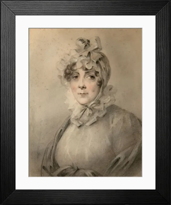 Framed Print : Portrait of Countess Anastasia Nikolaevna Shcherbatova (?-1810), nee Dolgorukova. Artist: Molinari, Alexander (1772-1831) Framed Print : Portrait of Countess Anastasia Nikolaevna Shcherbatova (?-1810), nee Dolgorukova. Artist: Molinari, Alexander (1772-1831)