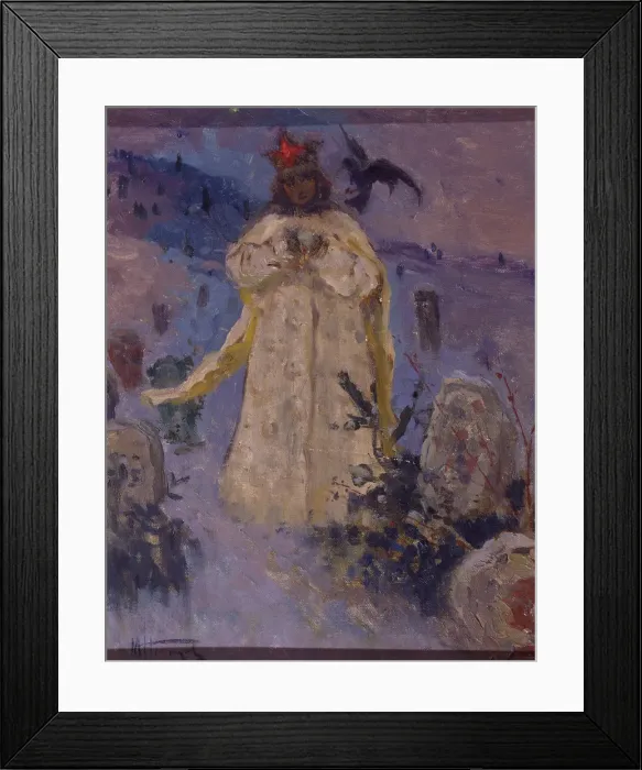 Framed Print : Tsarevna (The Princess), 1887. Artist: Nesterov, Mikhail Vasilyevich (1862-1942) Framed Print : Tsarevna (The Princess), 1887. Artist: Nesterov, Mikhail Vasilyevich (1862-1942)