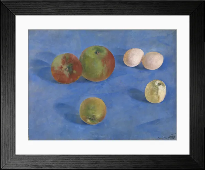 Framed Print : Still Life. Apples and Eggs, 1921. Artist: Petrov-Vodkin, Kuzma Sergeyevich (1878-1939) Framed Print : Still Life. Apples and Eggs, 1921. Artist: Petrov-Vodkin, Kuzma Sergeyevich (1878-1939)