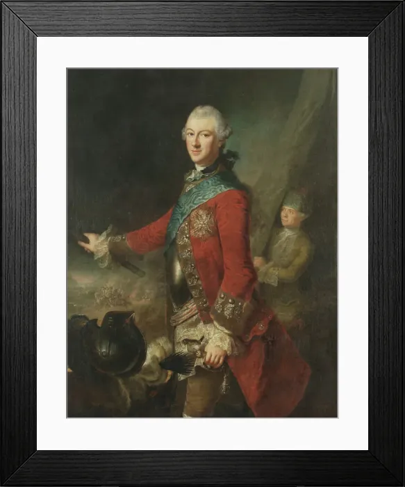 Framed Print : Portrait of Michal Kazimierz Oginski (1731-1799), Grand Hetman of Lithuania, c. 1755. Artist: Lisiewska, Anna Rosina (1713-1783) Framed Print : Portrait of Michal Kazimierz Oginski (1731-1799), Grand Hetman of Lithuania, c. 1755. Artist: Lisiewska, Anna Rosina (1713-1783)