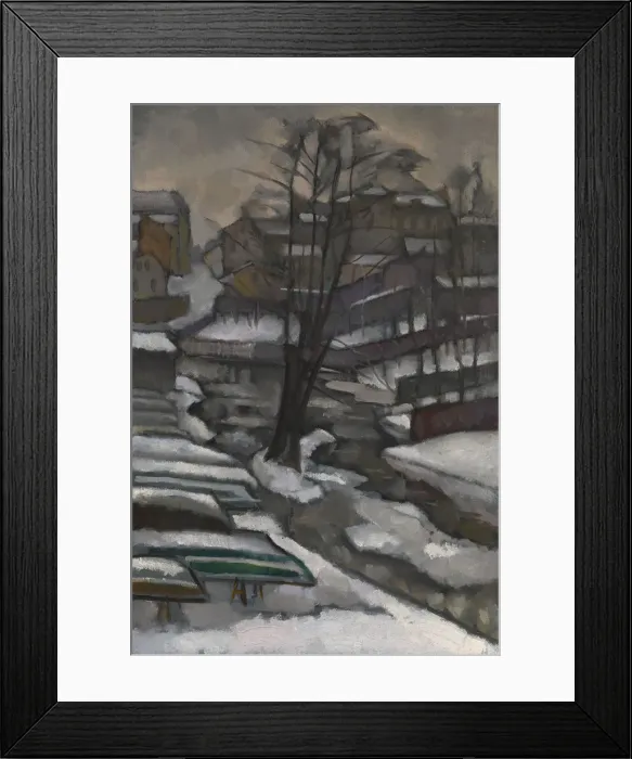Framed Print : Saint Petersburg in Winter. Artist: Baranov-Rossine, Vladimir Davidovich (1888-1942) Framed Print : Saint Petersburg in Winter. Artist: Baranov-Rossine, Vladimir Davidovich (1888-1942)