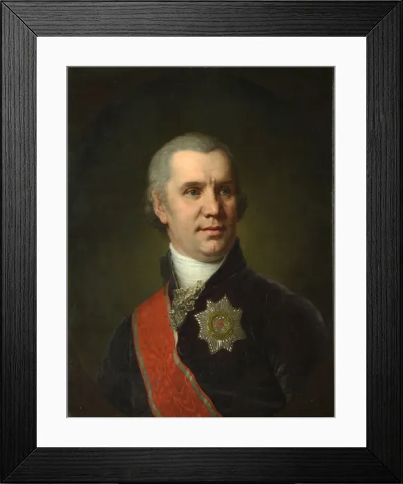 Framed Print : Portrait of Alexei Cyprian Rokosowski, before 1804. Artist: Borovikovsky, Vladimir Lukich (1757-1825) Framed Print : Portrait of Alexei Cyprian Rokosowski, before 1804. Artist: Borovikovsky, Vladimir Lukich (1757-1825)