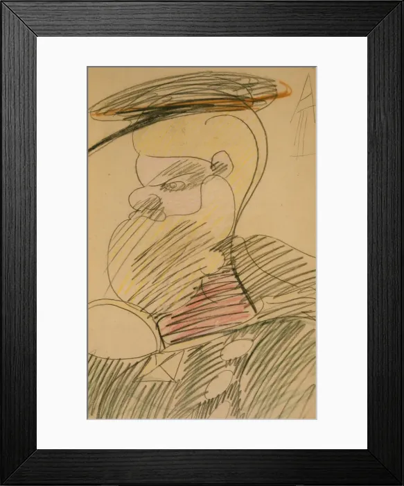 Framed Print : Emperor Alexander III. Artist: Vrubel, Mikhail Alexandrovich (1856-1910) Framed Print : Emperor Alexander III. Artist: Vrubel, Mikhail Alexandrovich (1856-1910)