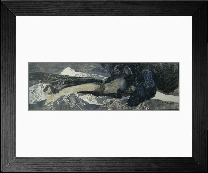 Framed Print : Flying Demon, 1899. Artist: Vrubel, Mikhail Alexandrovich (1856-1910) Framed Print : Flying Demon, 1899. Artist: Vrubel, Mikhail Alexandrovich (1856-1910)