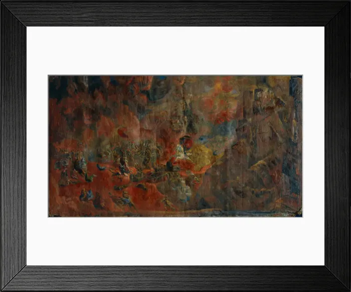 Framed Print : Battle Scene, 1912. Artist: Yakulov, Georgi Bogdanovich (1884-1928) Framed Print : Battle Scene, 1912. Artist: Yakulov, Georgi Bogdanovich (1884-1928)