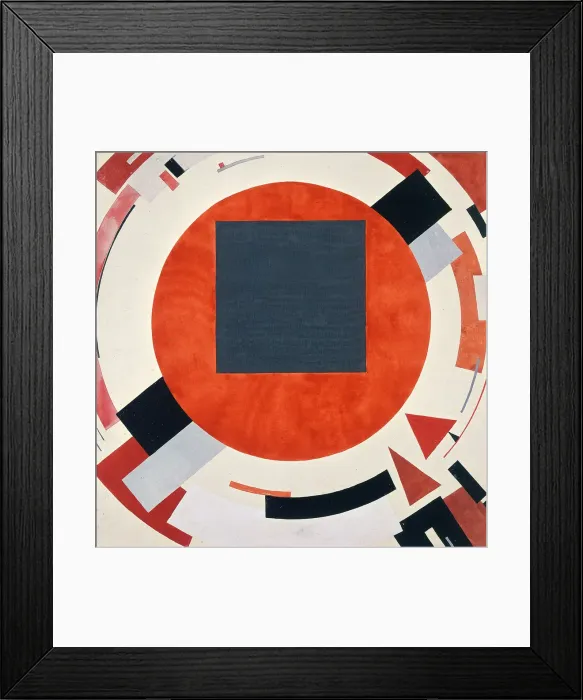 Framed Print : Proun, ca 1923. Artist: Lissitzky, El (1890-1941)