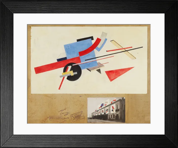 Framed Print : Proun. Street Decoration Design, 1921. Artist: Lissitzky, El (1890-1941) Framed Print : Proun. Street Decoration Design, 1921. Artist: Lissitzky, El (1890-1941)