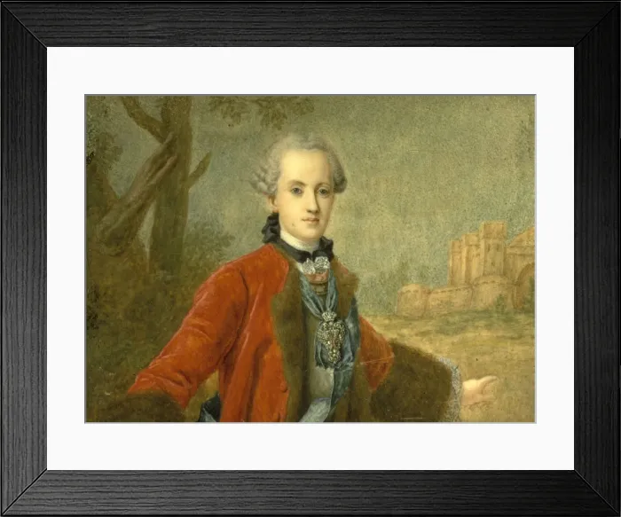 Framed Print : Portrait of Count Kirill Razumovsky (1728-1803), the last Hetman of Ukraine, Mid of the 18th cen Artist: Anonymous, 18th century Framed Print : Portrait of Count Kirill Razumovsky (1728-1803), the last Hetman of Ukraine, Mid of the 18th cen Artist: Anonymous, 18th century