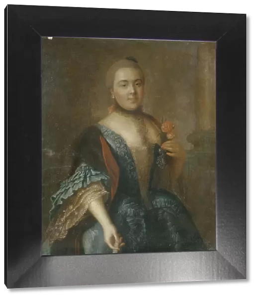 Portrait of Countess Elizabeth Vorontsova (1739-1792), 1762. Artist: Antropov, Alexei Petrovich (1716-1795)