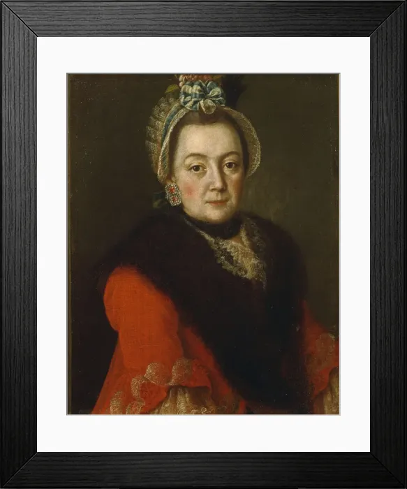Framed Print : Portrait of Anna Ivanovna Kolycheva, 1768. Artist: Antropov, Alexei Petrovich (1716-1795) Framed Print : Portrait of Anna Ivanovna Kolycheva, 1768. Artist: Antropov, Alexei Petrovich (1716-1795)
