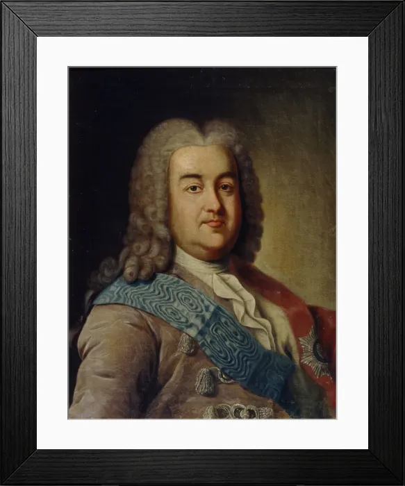 Framed Print : Portrait of Prince Alexey Mikhailovich Cherkassky, 1760s. Artist: Argunov, Ivan Petrovich (1729-1802) Framed Print : Portrait of Prince Alexey Mikhailovich Cherkassky, 1760s. Artist: Argunov, Ivan Petrovich (1729-1802)