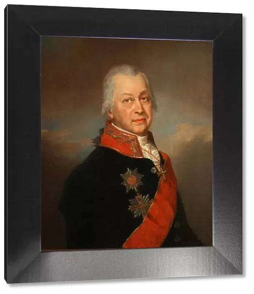 Portrait of Andrei Andreyevich Nartov (1736-1813), 1808. Artist: Alkin (Spartansky), P. A. (active Early 19th cen. )