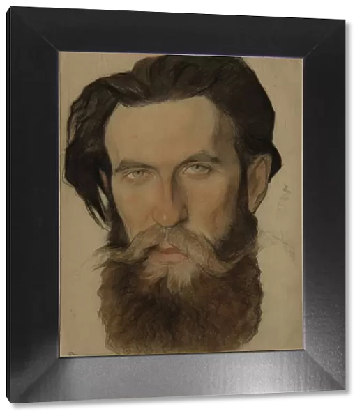 Portrait of Otto Y. Schmidt (1891-1956), 1921-1922. Artist: Andreev, Nikolai Andreevich (1873-1932)
