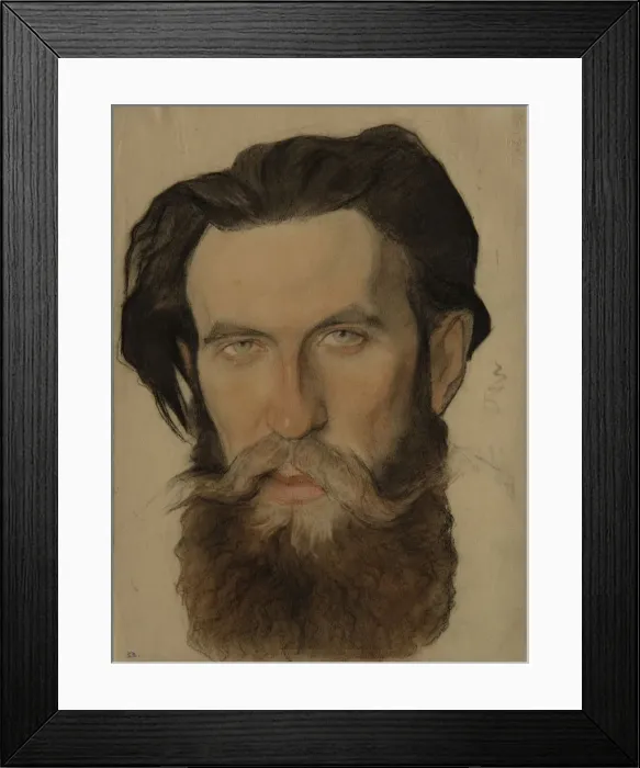 Framed Print : Portrait of Otto Y. Schmidt (1891-1956), 1921-1922. Artist: Andreev, Nikolai Andreevich (1873-1932) Framed Print : Portrait of Otto Y. Schmidt (1891-1956), 1921-1922. Artist: Andreev, Nikolai Andreevich (1873-1932)