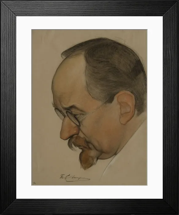 Framed Print : Portrait of Georgy Vasilyevich Chicherin (1872-1936), 1921. Artist: Andreev, Nikolai Andreevich (1873-1932) Framed Print : Portrait of Georgy Vasilyevich Chicherin (1872-1936), 1921. Artist: Andreev, Nikolai Andreevich (1873-1932)