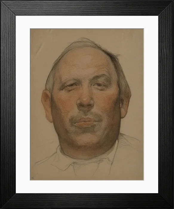 Framed Print : Portrait of Demyan Bedny (1883-1945), 1920s. Artist: Andreev, Nikolai Andreevich (1873-1932) Framed Print : Portrait of Demyan Bedny (1883-1945), 1920s. Artist: Andreev, Nikolai Andreevich (1873-1932)