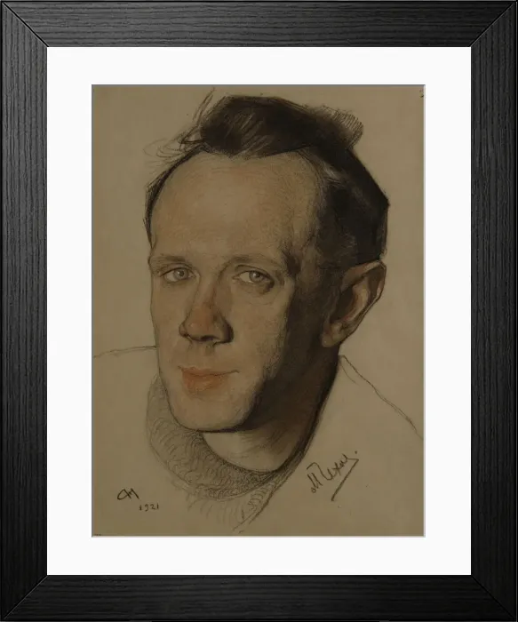 Framed Print : Portrait of Mikhail Aleksandrovich Chekhov (1891-1955), 1921. Artist: Andreev, Nikolai Andreevich (1873-1932) Framed Print : Portrait of Mikhail Aleksandrovich Chekhov (1891-1955), 1921. Artist: Andreev, Nikolai Andreevich (1873-1932)