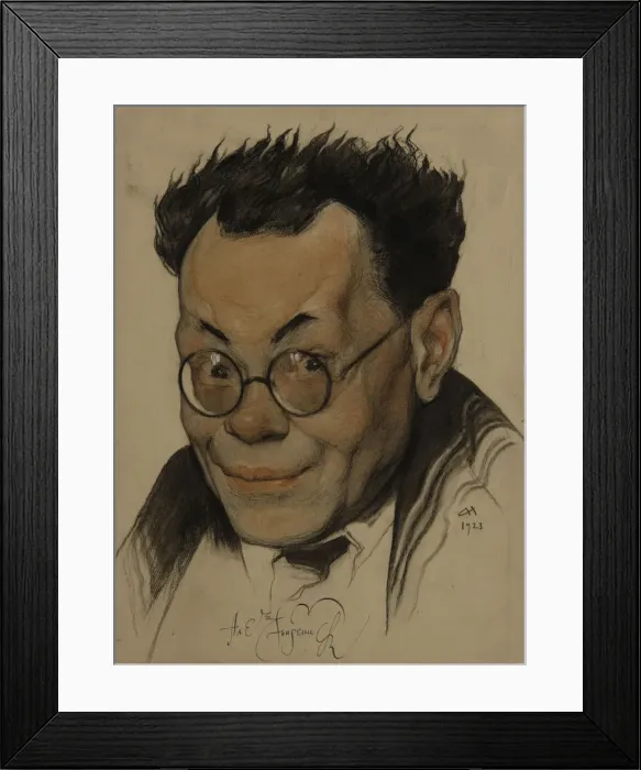 Framed Print : Portrait of the author Alexei M. Remizov (1877-1957), 1923. Artist: Andreev, Nikolai Andreevich (1873-1932) Framed Print : Portrait of the author Alexei M. Remizov (1877-1957), 1923. Artist: Andreev, Nikolai Andreevich (1873-1932)