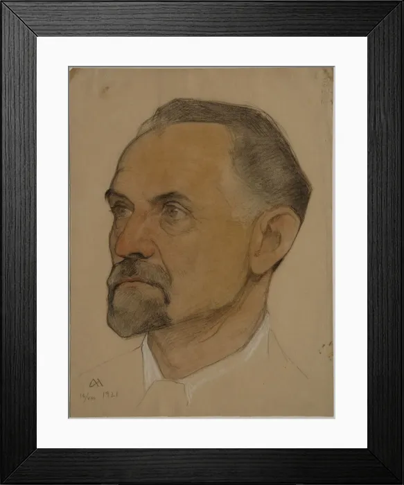 Framed Print : Portrait of Leonid Borisovich Krasin (1870-1926), 1921. Artist: Andreev, Nikolai Andreevich (1873-1932) Framed Print : Portrait of Leonid Borisovich Krasin (1870-1926), 1921. Artist: Andreev, Nikolai Andreevich (1873-1932)
