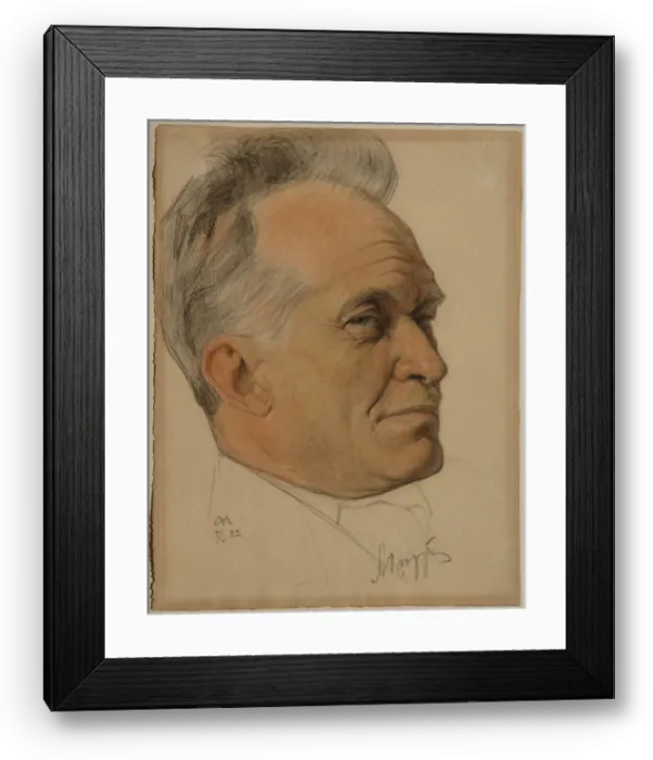 Framed Print : Portrait of Alexander Dmitrievich Tsiurupa (1870-1928), 1922. Artist: Andreev, Nikolai Andreevich (1873-1932) Framed Print : Portrait of Alexander Dmitrievich Tsiurupa (1870-1928), 1922. Artist: Andreev, Nikolai Andreevich (1873-1932)
