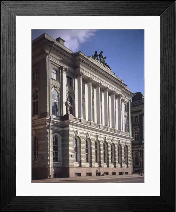 Framed Print : The Old Hermitage in Saint Petersburg, 1771-1787. Artist: Felten, Yuri Matveyevich (1730-1801) Framed Print : The Old Hermitage in Saint Petersburg, 1771-1787. Artist: Felten, Yuri Matveyevich (1730-1801)