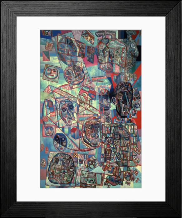 Framed Print : The Man in the World, 1925. Artist: Filonov, Pavel Nikolayevich (1883-1941) Framed Print : The Man in the World, 1925. Artist: Filonov, Pavel Nikolayevich (1883-1941)