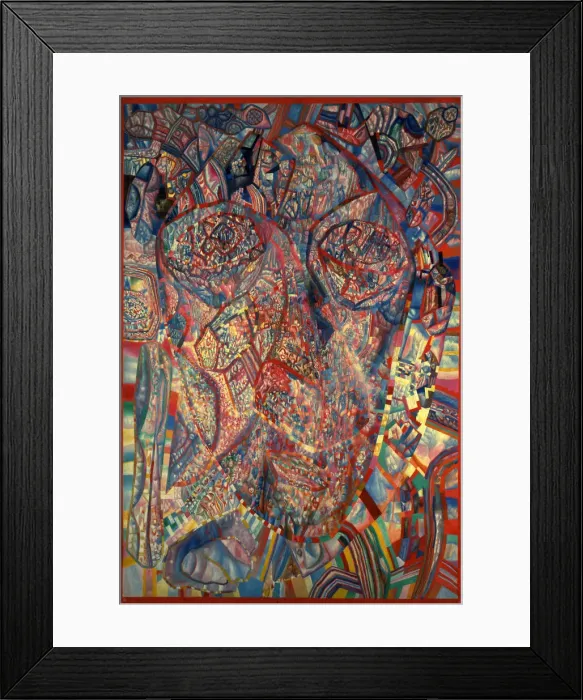 Framed Print : A living Head, 1923. Artist: Filonov, Pavel Nikolayevich (1883-1941) Framed Print : A living Head, 1923. Artist: Filonov, Pavel Nikolayevich (1883-1941)