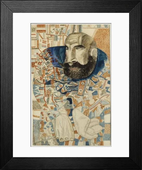 Framed Print : A coachman, 1912-1928. Artist: Filonov, Pavel Nikolayevich (1883-1941) Framed Print : A coachman, 1912-1928. Artist: Filonov, Pavel Nikolayevich (1883-1941)