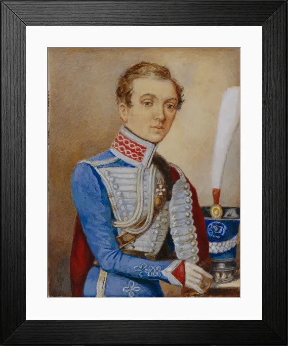Framed Print : Nadezhda Andreyevna Durova, 1810. Artist: Anonymous Framed Print : Nadezhda Andreyevna Durova, 1810. Artist: Anonymous