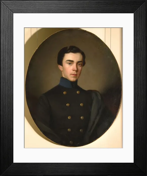 Framed Print : Portrait of Prince Alexander Mikhailovich Golitsyn (1838-1919), 1850s. Artist: Anonymous Framed Print : Portrait of Prince Alexander Mikhailovich Golitsyn (1838-1919), 1850s. Artist: Anonymous