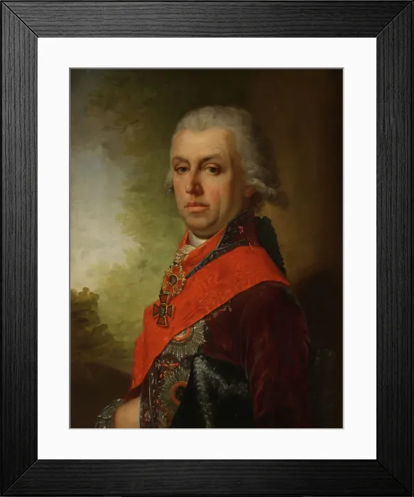 Framed Print : Portrait of Dmitri Prokofievich Troshchinsky (1754-1829), 1800s. Artist: Anonymous Framed Print : Portrait of Dmitri Prokofievich Troshchinsky (1754-1829), 1800s. Artist: Anonymous