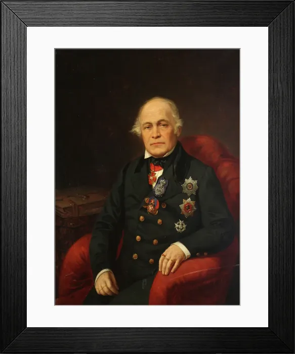 Framed Print : Portrait of Count Dmitry Nikolayevich Bludov (1785-1864), Mid of the 19th cen Artist: Anonymous Framed Print : Portrait of Count Dmitry Nikolayevich Bludov (1785-1864), Mid of the 19th cen Artist: Anonymous