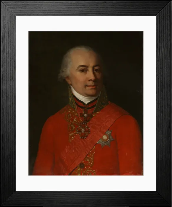 Framed Print : Portrait of the writer Mikhail Nikitich Muravyov (1757-1807), 1802. Artist: Anonymous Framed Print : Portrait of the writer Mikhail Nikitich Muravyov (1757-1807), 1802. Artist: Anonymous