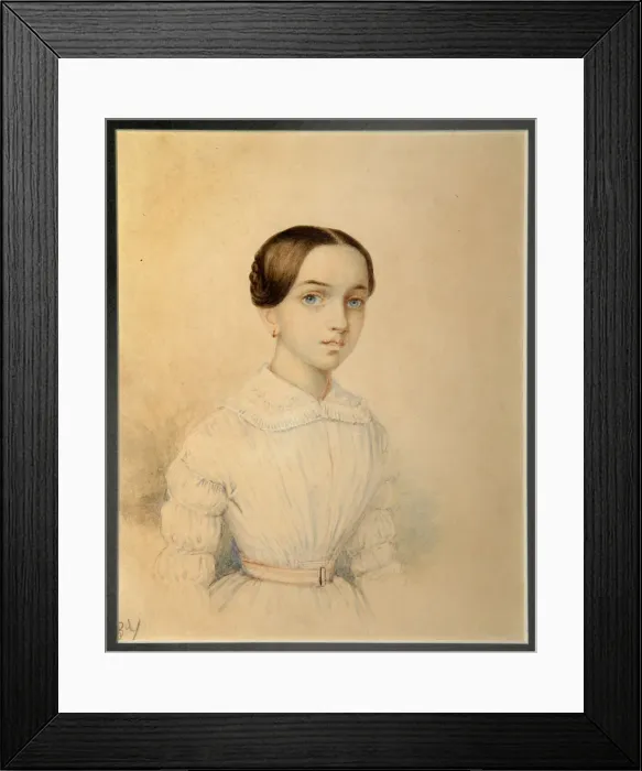 Framed Print : Portrait of O. A. Rehbinder. Artist: Anonymous Framed Print : Portrait of O. A. Rehbinder. Artist: Anonymous