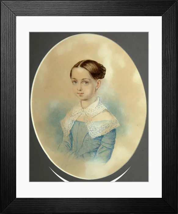 Framed Print : Portrait of O. A. Rehbinder. Artist: Anonymous Framed Print : Portrait of O. A. Rehbinder. Artist: Anonymous